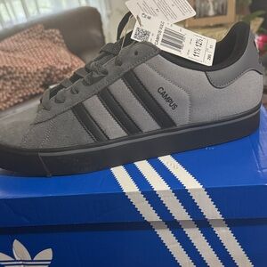 Adidas Campus Sneakers in Gray and Black